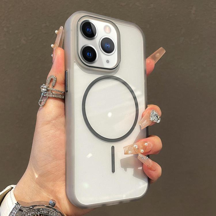 For iPhone 11 Pro Max Translucent Armor MagSafe N52 Thin Circle Phone Case(Transparent Grey)
For iPhone 11 Pro Max Translucent Armor MagSafe N52 Thin Circle Phone Case(Transparent Grey)