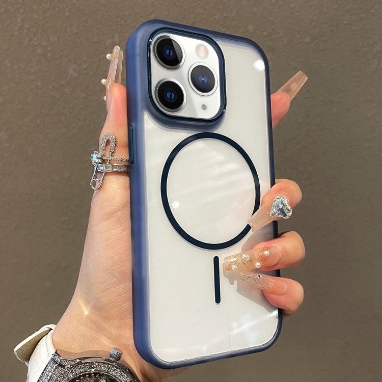 For iPhone 11 Pro Max Translucent Armor MagSafe N52 Thin Circle Phone Case(Transparent Blue)
For iPhone 11 Pro Max Translucent Armor MagSafe N52 Thin Circle Phone Case(Transparent Blue)