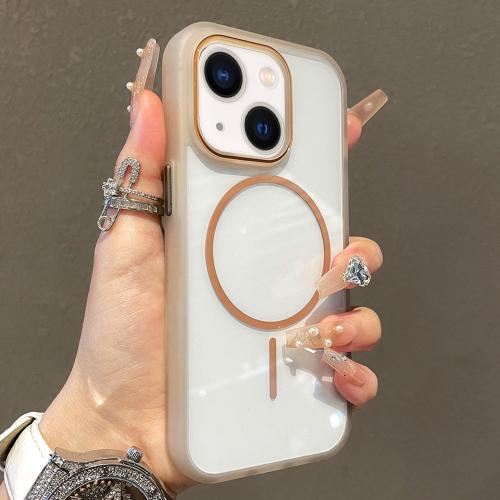 For iPhone 14 Plus Translucent Armor MagSafe N52 Thin Circle Phone Case(Transparent Gold)
For iPhone 14 Plus Translucent Armor MagSafe N52 Thin Circle Phone Case(Transparent Gold)