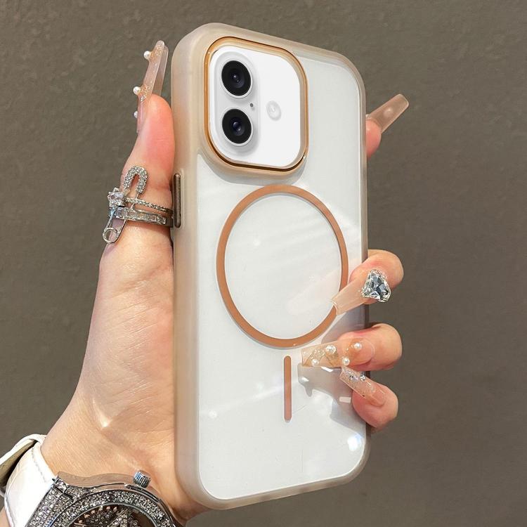 For iPhone 16 Translucent Armor MagSafe N52 Thin Circle Phone Case(Transparent Gold)
For iPhone 16 Translucent Armor MagSafe N52 Thin Circle Phone Case(Transparent Gold)