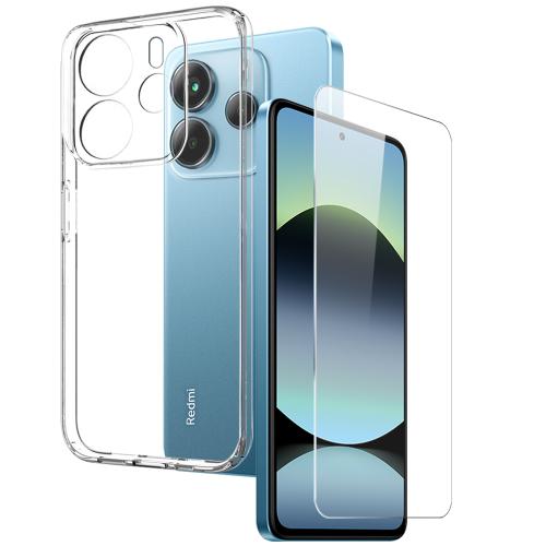 For Xiaomi Redmi Note 14 4G 164.84mm NORTHJO 2 in 1 TPU Phone Case Screen Protector Tempered Glass Film(Clear)
For Xiaomi Redmi Note 14 4G 164.84mm NORTHJO 2 in 1 TPU Phone Case Screen Protector Tempered Glass Film(Clear)