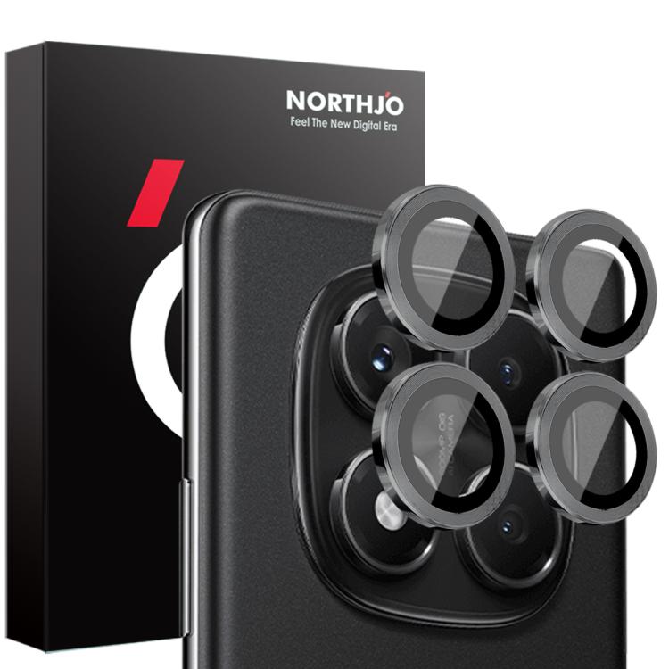 For Xiaomi Redmi Note 14 Pro 4G NORTHJO Camera Lens Protector CD Metal Ring Tempered Glass Film(Black)
For Xiaomi Redmi Note 14 Pro 4G NORTHJO Camera Lens Protector CD Metal Ring Tempered Glass Film(Black)
