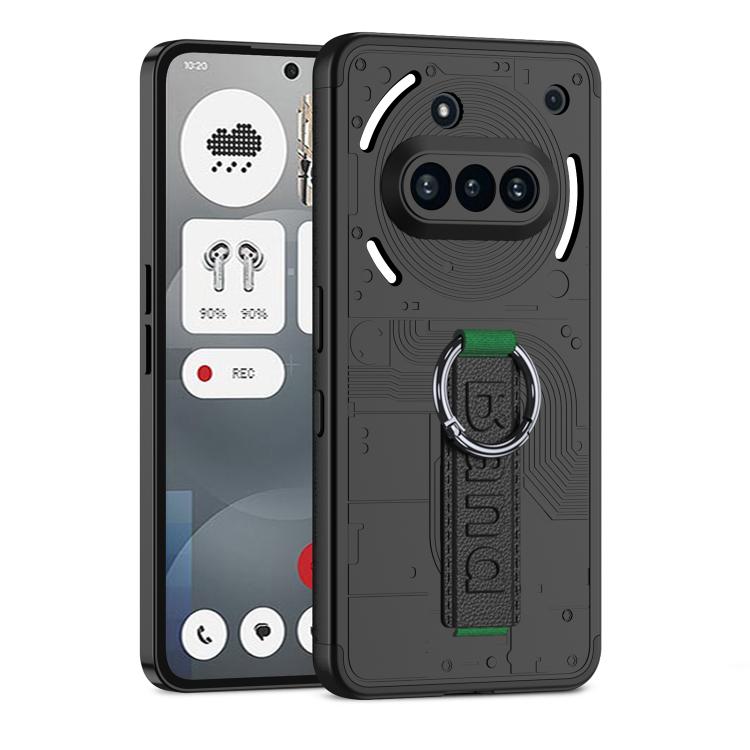 For Nothing Phone 3a Shield Side Wristband Magnetic Phone Case(Fashionable black)
For Nothing Phone 3a Shield Side Wristband Magnetic Phone Case(Fashionable black)