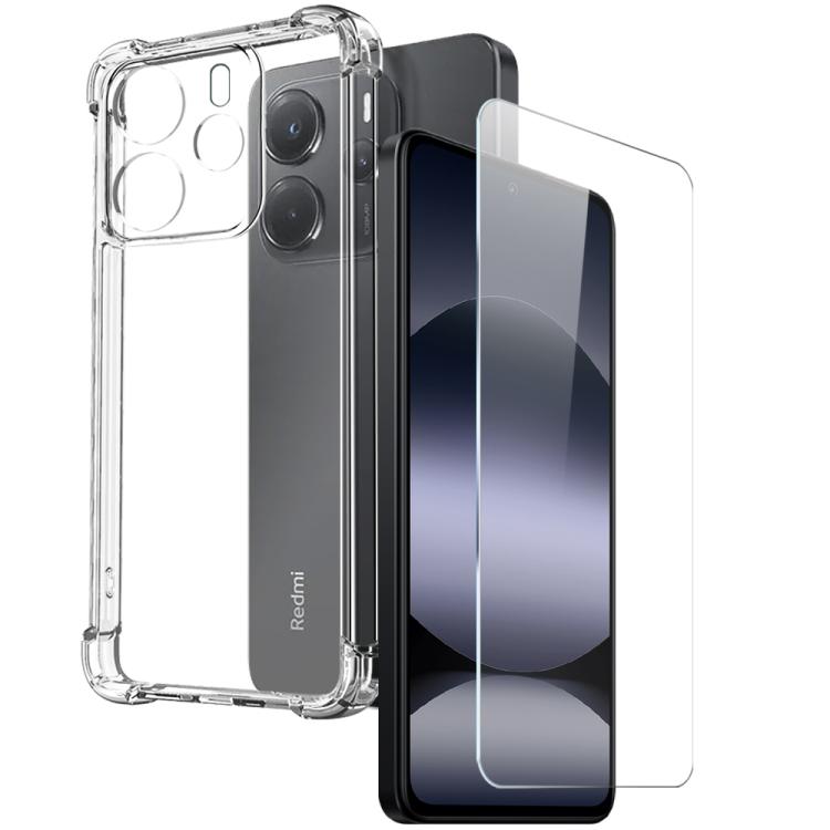 For Redmi Note 14 4G 164.84mm NORTHJO 2 in 1 TPU Airbag Shockproof Phone Case with Screen Film(Clear)
For Redmi Note 14 4G 164.84mm NORTHJO 2 in 1 TPU Airbag Shockproof Phone Case with Screen Film(Clear)