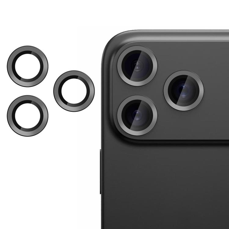 For iPhone 17 Pro Max Kalebol No Flicker Ultra-Thin Individual Camera Lens Tempered Glass Film(Black)
For iPhone 17 Pro Max Kalebol No Flicker Ultra-Thin Individual Camera Lens Tempered Glass Film(Black)