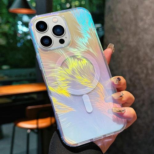 For iPhone 13 Pro Glossy Color-Plated MagSafe Shockproof Phone Case(Colored Feathers)
For iPhone 13 Pro Glossy Color-Plated MagSafe Shockproof Phone Case(Colored Feathers)
