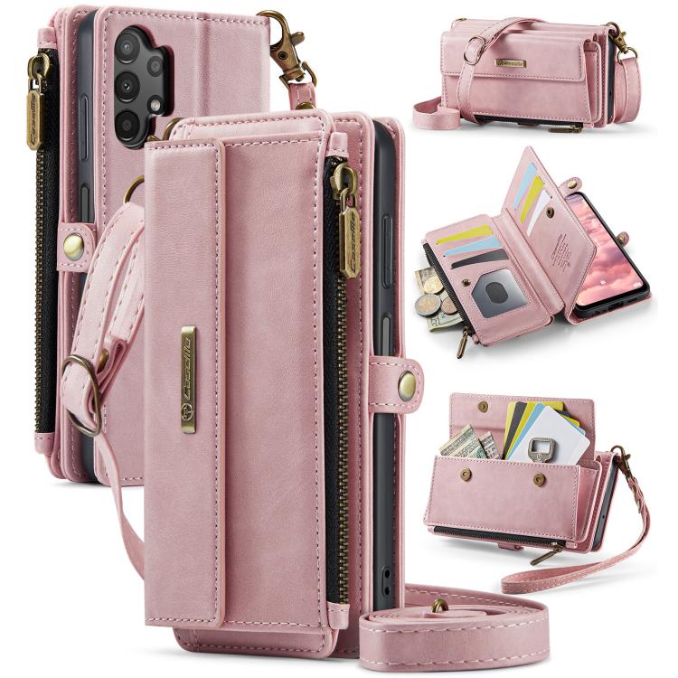 For Samsung Galaxy A13 CaseMe C39 RFID Blocking Zipper Wallet Leather Phone Case with Crossbody Strap(Pink)
For Samsung Galaxy A13 CaseMe C39 RFID Blocking Zipper Wallet Leather Phone Case with Crossbody Strap(Pink)