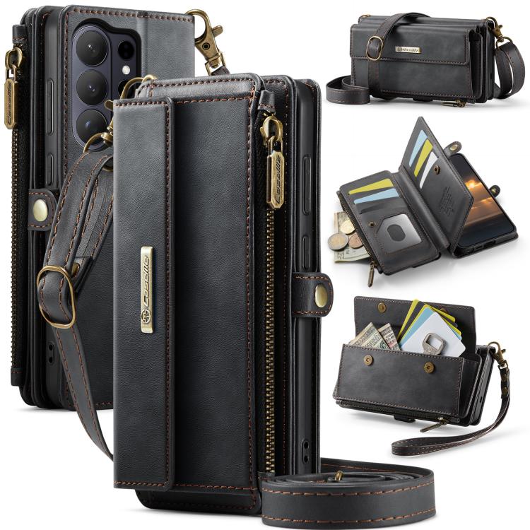For Samsung Galaxy S26 Ultra 5G CaseMe C39 RFID Blocking Zipper Wallet Leather Phone Case with Crossbody Strap(Black)
For Samsung Galaxy S26 Ultra 5G CaseMe C39 RFID Blocking Zipper Wallet Leather Phone Case with Crossbody Strap(Black)