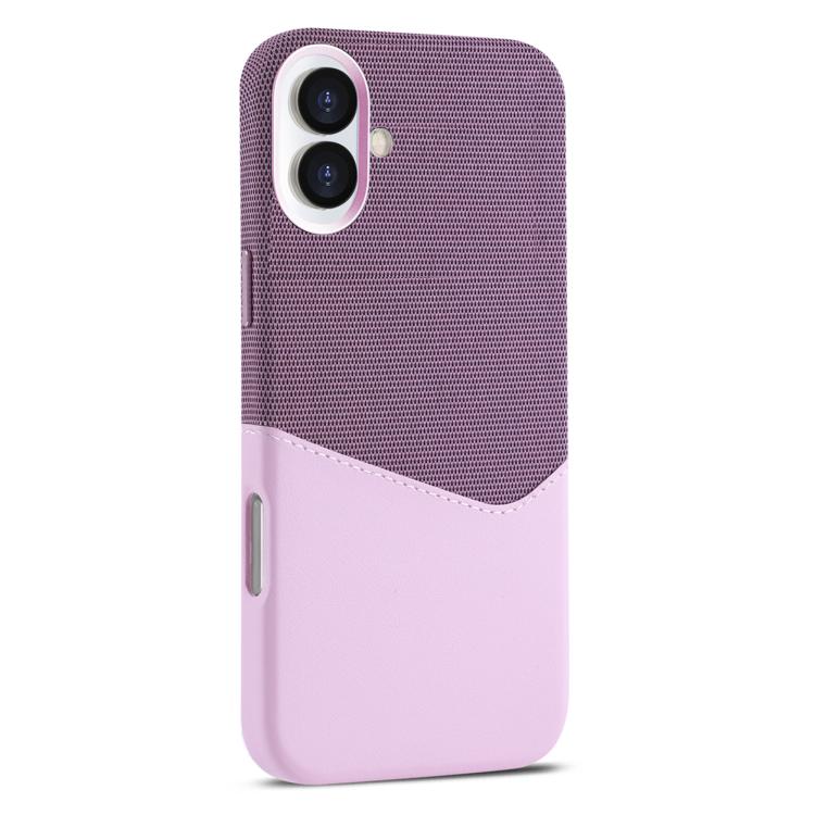 For iPhone 17 Kalebol Cloth Textue Stitching Card Slot Magnetic Phone Case(Pink)
For iPhone 17 Kalebol Cloth Textue Stitching Card Slot Magnetic Phone Case(Pink)