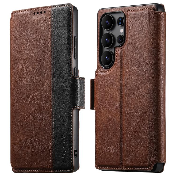 For Samsung Galaxy S25 Ultra 5G Suteni Q07 2-in-1 Multi-function Detachable Wallet MagSafe Phone Case(Brown)
For Samsung Galaxy S25 Ultra 5G Suteni Q07 2-in-1 Multi-function Detachable Wallet MagSafe Phone Case(Brown)