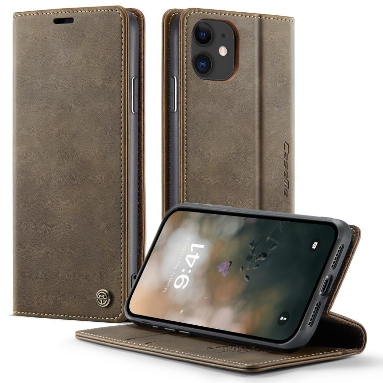 For iPhone 11 CaseMe 033 Calf Leather Lining Microfibre RFID Blocking Phone Case(Coffee)
For iPhone 11 CaseMe 033 Calf Leather Lining Microfibre RFID Blocking Phone Case(Coffee)