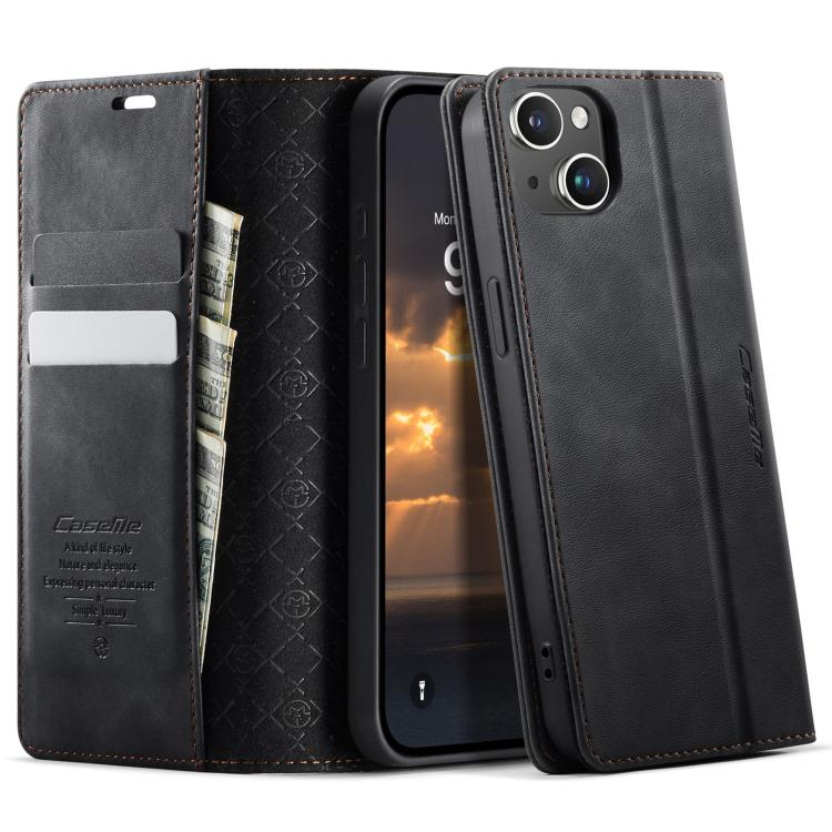 For iPhone 13 mini CaseMe 033 Calf Leather Lining Microfibre RFID Blocking Phone Case(Black)
For iPhone 13 mini CaseMe 033 Calf Leather Lining Microfibre RFID Blocking Phone Case(Black)
