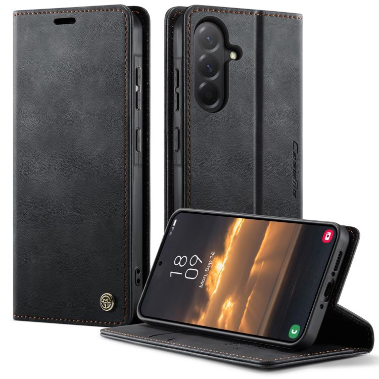 For Samsung Galaxy A36 5G CaseMe 033 Calf Leather Lining Microfibre RFID Blocking Phone Case(Black)
For Samsung Galaxy A36 5G CaseMe 033 Calf Leather Lining Microfibre RFID Blocking Phone Case(Black)