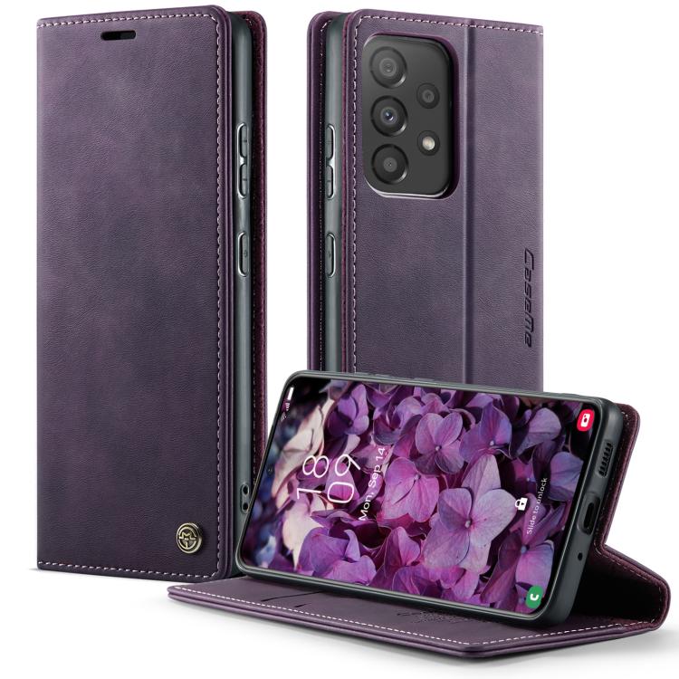 For Samsung Galaxy S21 5G CaseMe 033 Calf Leather Lining Microfibre RFID Blocking Phone Case(Purple)
For Samsung Galaxy S21 5G CaseMe 033 Calf Leather Lining Microfibre RFID Blocking Phone Case(Purple)