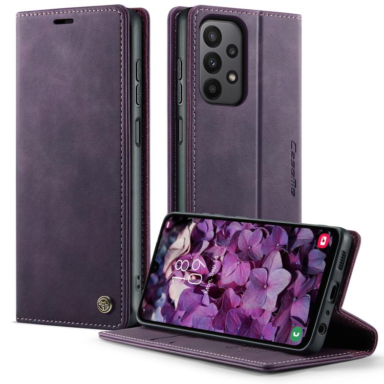 For Samsung Galaxy A23 / M23 CaseMe 033 Calf Leather Lining Microfibre RFID Blocking Phone Case(Purple)
For Samsung Galaxy A23 / M23 CaseMe 033 Calf Leather Lining Microfibre RFID Blocking Phone Case(Purple)