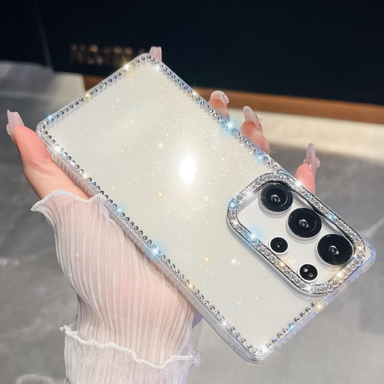 For Samsung Galaxy S25 Ultra 5G Rhinestone Glitter TPU 4-corners Anti-fall Phone Case(Transparent)
For Samsung Galaxy S25 Ultra 5G Rhinestone Glitter TPU 4-corners Anti-fall Phone Case(Transparent)