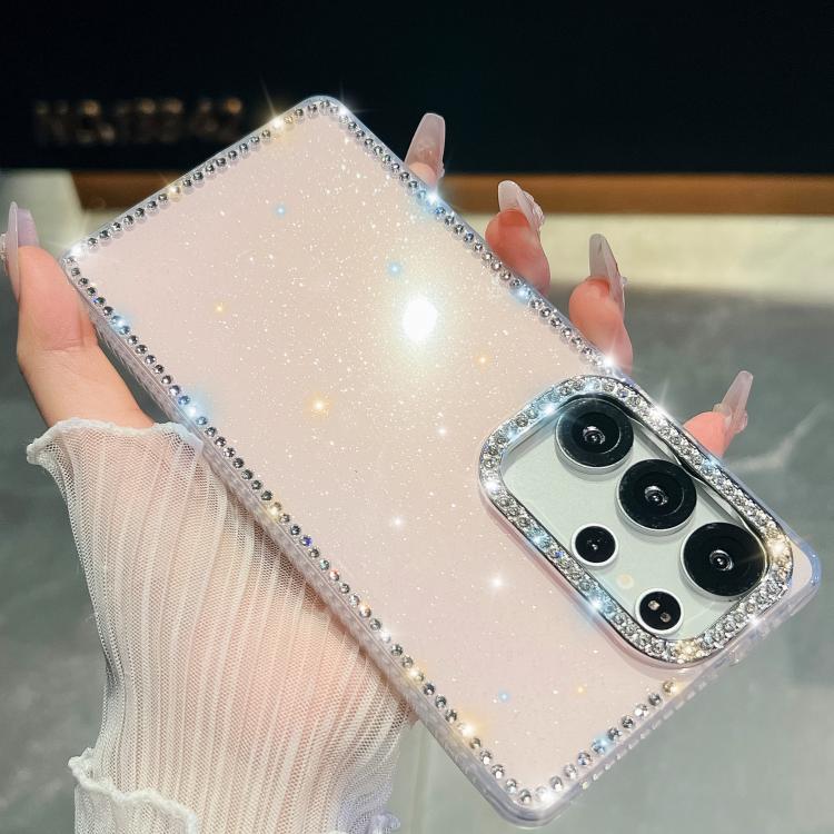 For Samsung Galaxy S26 Ultra 5G Rhinestone Glitter TPU 4-corners Anti-fall Phone Case(Light Pink)
For Samsung Galaxy S26 Ultra 5G Rhinestone Glitter TPU 4-corners Anti-fall Phone Case(Light Pink)