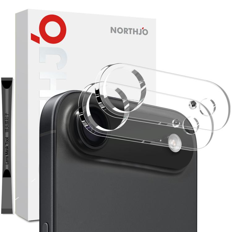 For iPhone 17 Air 2pcs NORTHJO Camera Lens Protector 3D HD Tempered Glass Film(Clear)
For iPhone 17 Air 2pcs NORTHJO Camera Lens Protector 3D HD Tempered Glass Film(Clear)