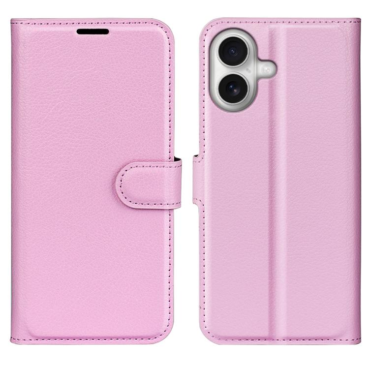 For iPhone 17 Litchi Texture Horizontal Flip Leather Phone Case with Holder(Pink)
For iPhone 17 Litchi Texture Horizontal Flip Leather Phone Case with Holder(Pink)