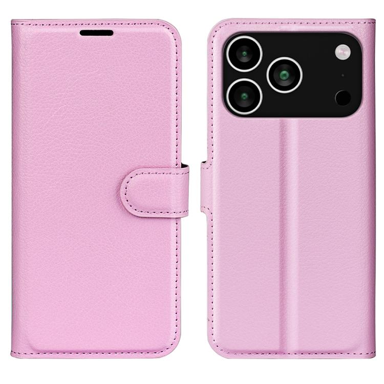 For iPhone 17 Pro Litchi Texture Horizontal Flip Leather Phone Case with Holder(Pink)
For iPhone 17 Pro Litchi Texture Horizontal Flip Leather Phone Case with Holder(Pink)