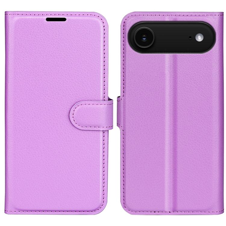 For iPhone 17 Air Litchi Texture Horizontal Flip Leather Phone Case with Holder(Purple)
For iPhone 17 Air Litchi Texture Horizontal Flip Leather Phone Case with Holder(Purple)