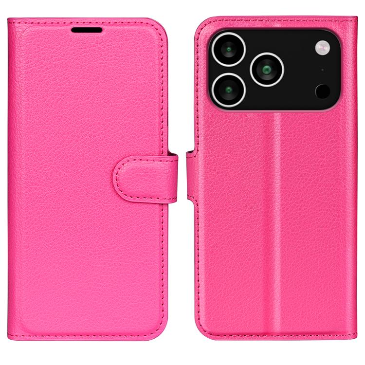 For iPhone 17 Pro Max Litchi Texture Horizontal Flip Leather Phone Case with Holder(Rose Red)
For iPhone 17 Pro Max Litchi Texture Horizontal Flip Leather Phone Case with Holder(Rose Red)