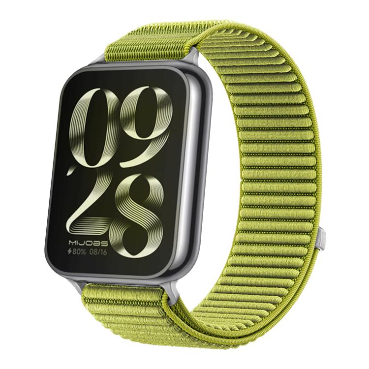For Xiaomi Smart Band 9 Pro / 8 Pro Woven Nylon Hook And Loop Fastener Watch Band(Wilderness Green)
For Xiaomi Smart Band 9 Pro / 8 Pro Woven Nylon Hook And Loop Fastener Watch Band(Wilderness Green)