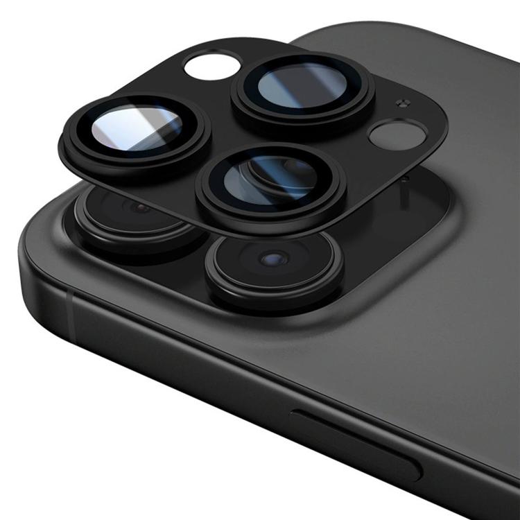 For iPhone 16 Pro Max Kalebol Precise Alignment Stepped Eagle Eye Metal Lens Film(Black)
For iPhone 16 Pro Max Kalebol Precise Alignment Stepped Eagle Eye Metal Lens Film(Black)