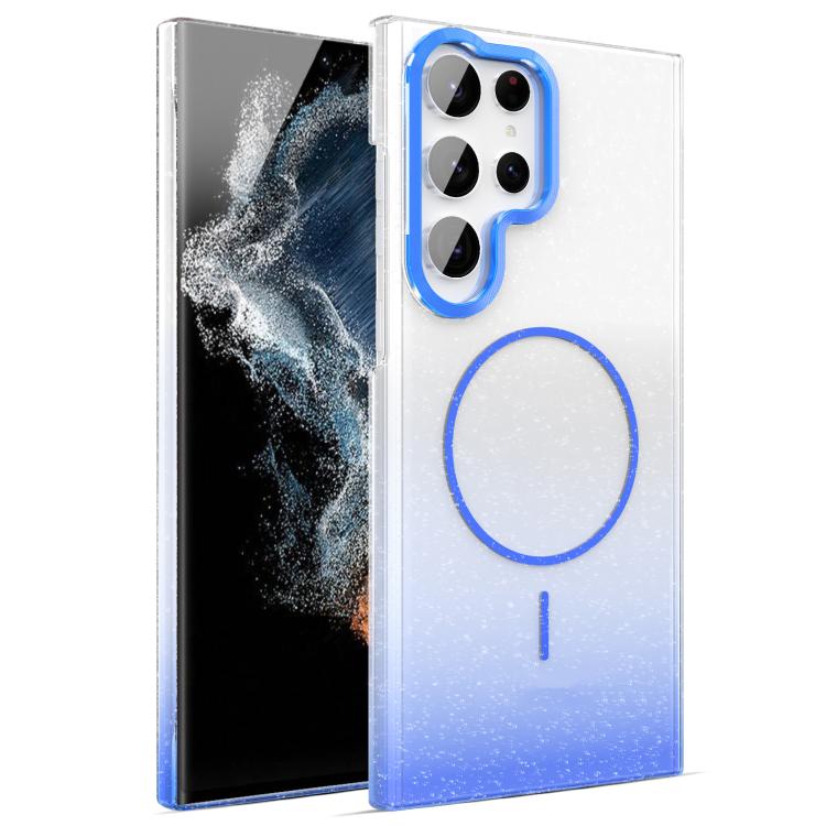 For Samsung Galaxy S22 Ultra 5G Gold Diamond Glitter Gradient MagSafe Shockproof Phone Case(Blue)
For Samsung Galaxy S22 Ultra 5G Gold Diamond Glitter Gradient MagSafe Shockproof Phone Case(Blue)