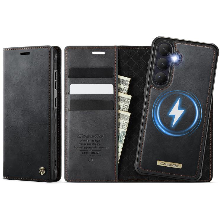 For Samsung Galaxy S26 5G CaseMe C49 Magnetic RFID Blocking Detachable Wallet Leather Phone Case(Black)
For Samsung Galaxy S26 5G CaseMe C49 Magnetic RFID Blocking Detachable Wallet Leather Phone Case(Black)