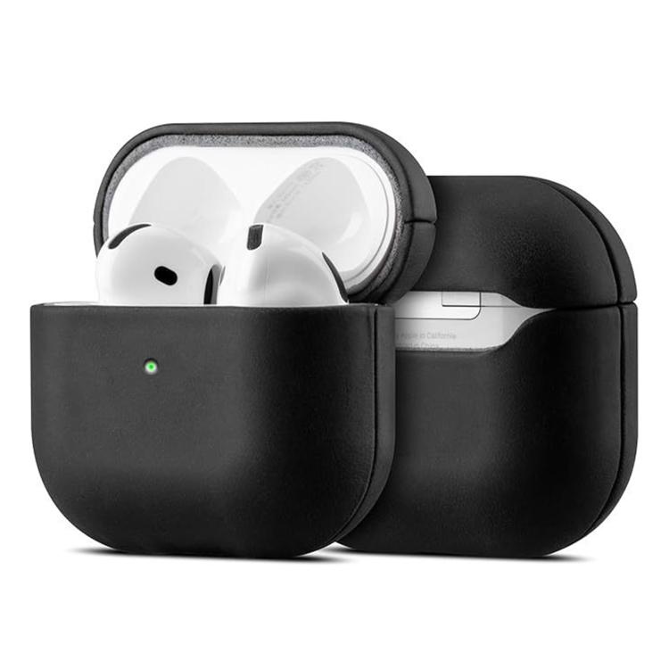 For AirPods 4 Crazy Horse Genuine Leather Earbuds Protective Case(Black)
For AirPods 4 Crazy Horse Genuine Leather Earbuds Protective Case(Black)
