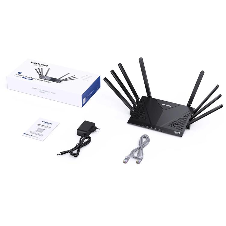 WAVLINK WN536AX6 For Gaming High Speed Dual Band MESH AP Repeater AX6000 WiFi 6 Router, Plug:US Plug
WAVLINK WN536AX6 For Gaming High Speed Dual Band MESH AP Repeater AX6000 WiFi 6 Router, Plug:US Plug