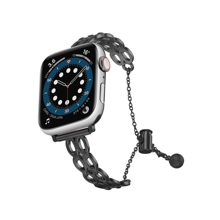 For Apple Watch 46mm / 49mm / 45mm / 44mm Double Ring Chain Zinc Alloy Watch Band(Black)
For Apple Watch 46mm / 49mm / 45mm / 44mm Double Ring Chain Zinc Alloy Watch Band(Black)