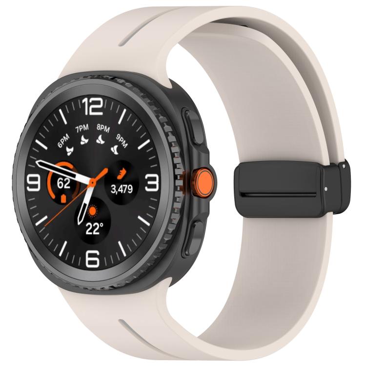 For Samsung Galaxy Watch8 / Watch8 Classic Fold Magnetic Buckle Silicone Watch Band(Starlight Gray)
For Samsung Galaxy Watch8 / Watch8 Classic Fold Magnetic Buckle Silicone Watch Band(Starlight Gray)