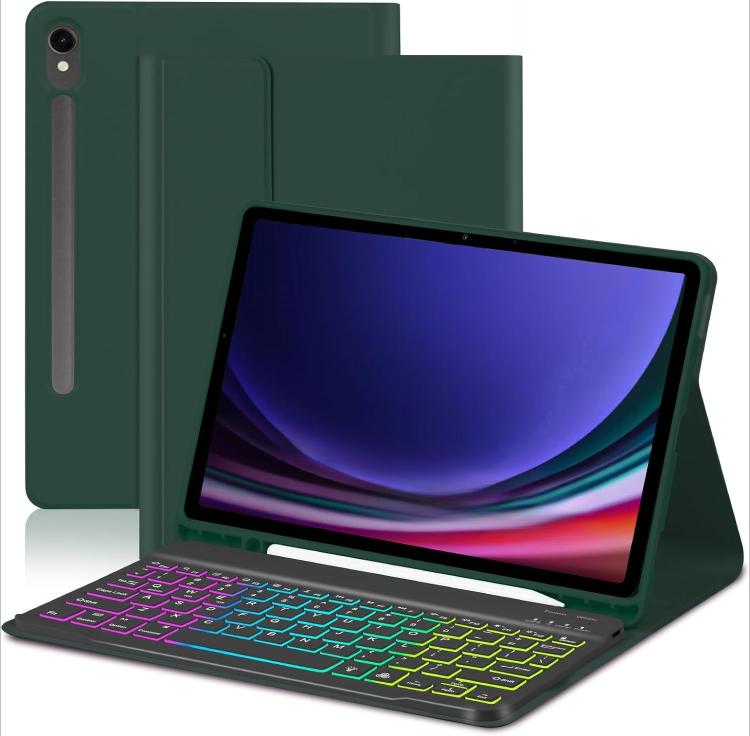 For Samsung Galaxy Tab A9+ Magnetic Detachable 3-Color Gradient Backlit Keyboard Tablet Case(Dark Night Green)
For Samsung Galaxy Tab A9+ Magnetic Detachable 3-Color Gradient Backlit Keyboard Tablet Case(Dark Night Green)