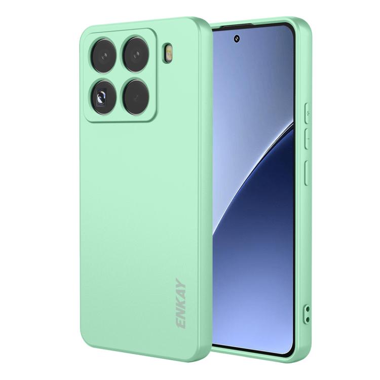 For Xiaomi 15 Pro ENKAY Liquid Silicone Soft Shockproof Phone Case(Light Green)
For Xiaomi 15 Pro ENKAY Liquid Silicone Soft Shockproof Phone Case(Light Green)