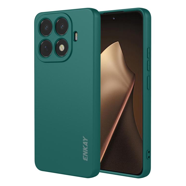 For Xiaomi 15T Pro ENKAY Liquid Silicone Soft Shockproof Phone Case(Dark Green)
For Xiaomi 15T Pro ENKAY Liquid Silicone Soft Shockproof Phone Case(Dark Green)