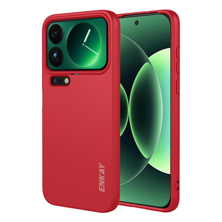 For Xiaomi 17 Pro ENKAY Liquid Silicone Soft Shockproof Phone Case(Red)
For Xiaomi 17 Pro ENKAY Liquid Silicone Soft Shockproof Phone Case(Red)