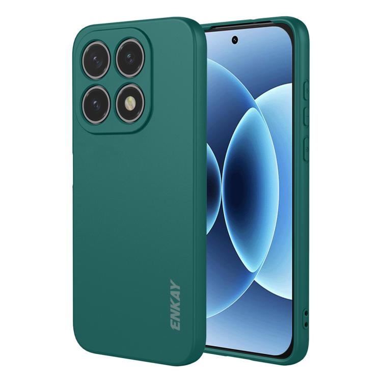For Xiaomi 17 ENKAY Liquid Silicone Soft Shockproof Phone Case(Dark Green)
For Xiaomi 17 ENKAY Liquid Silicone Soft Shockproof Phone Case(Dark Green)