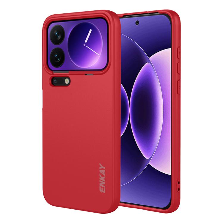 For Xiaomi 17 Pro Max ENKAY Liquid Silicone Soft Shockproof Phone Case(Red)
For Xiaomi 17 Pro Max ENKAY Liquid Silicone Soft Shockproof Phone Case(Red)