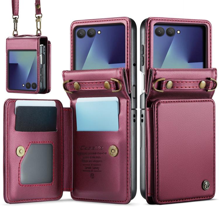 For Samsung Galaxy Z Flip7 CaseMe C22 Card Slots Holder RFID Anti-theft Phone Case(Red)
For Samsung Galaxy Z Flip7 CaseMe C22 Card Slots Holder RFID Anti-theft Phone Case(Red)