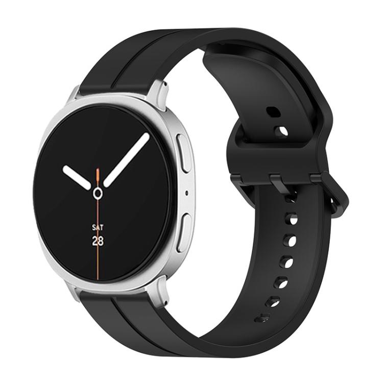 For Samsung Galaxy Watch8 / Watch8 Classic Colorful Buckle Grooved Silicone Watch Band(Black)
For Samsung Galaxy Watch8 / Watch8 Classic Colorful Buckle Grooved Silicone Watch Band(Black)