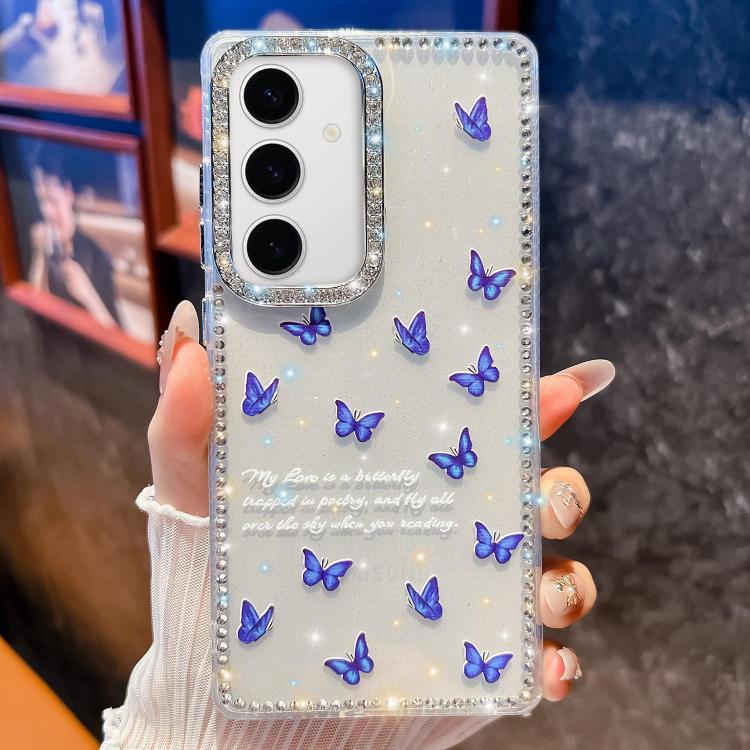 For Samsung Galaxy S24+ 5G Diamond Glitter Butterfly Pattern Shockproof Phone Case(Blue Butterfly B4)
For Samsung Galaxy S24+ 5G Diamond Glitter Butterfly Pattern Shockproof Phone Case(Blue Butterfly B4)