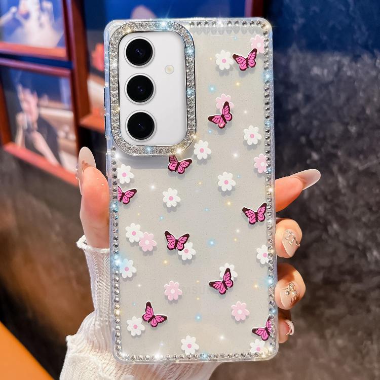 For Samsung Galaxy S24 FE 5G Diamond Glitter Butterfly Pattern Shockproof Phone Case(Purple Butterfly B2)
For Samsung Galaxy S24 FE 5G Diamond Glitter Butterfly Pattern Shockproof Phone Case(Purple Butterfly B2)