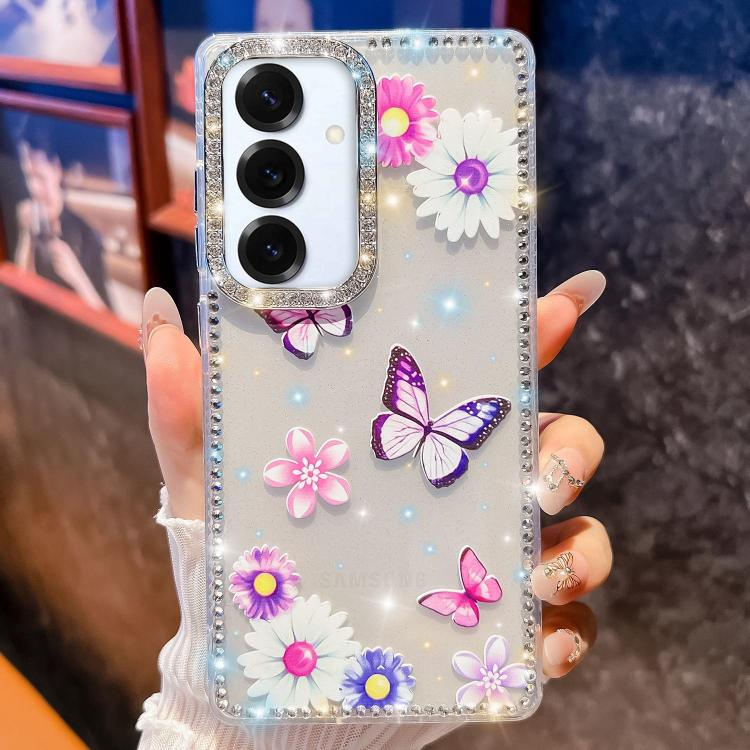 For Samsung Galaxy S25 5G Diamond Glitter Butterfly Pattern Shockproof Phone Case(Butterfly Love Flower B5)
For Samsung Galaxy S25 5G Diamond Glitter Butterfly Pattern Shockproof Phone Case(Butterfly Love Flower B5)