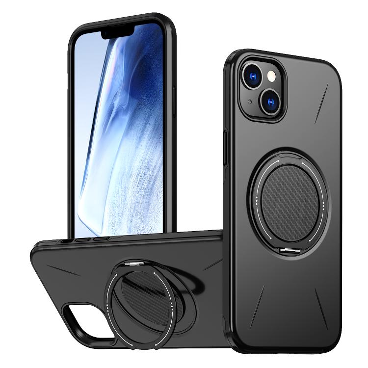 For iPhone 14 Kalebol Magnetic MagSafe Rotation Holder PC Phone Case(Black)
For iPhone 14 Kalebol Magnetic MagSafe Rotation Holder PC Phone Case(Black)