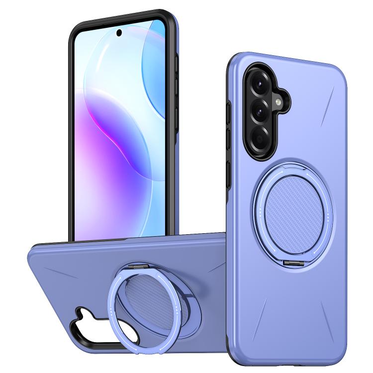 For Samsung Galaxy A56 5G Kalebol Magnetic MagSafe Rotation Holder PC Phone Case(Lilac)
For Samsung Galaxy A56 5G Kalebol Magnetic MagSafe Rotation Holder PC Phone Case(Lilac)