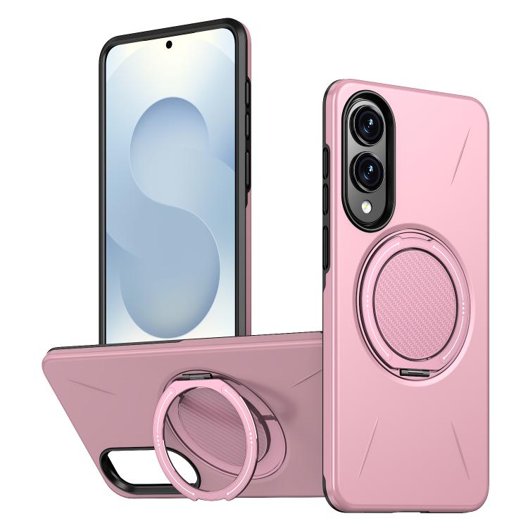 For Samsung Galaxy S25 Edge 5G Kalebol Magnetic MagSafe Rotation Holder PC Phone Case(Pink)
For Samsung Galaxy S25 Edge 5G Kalebol Magnetic MagSafe Rotation Holder PC Phone Case(Pink)