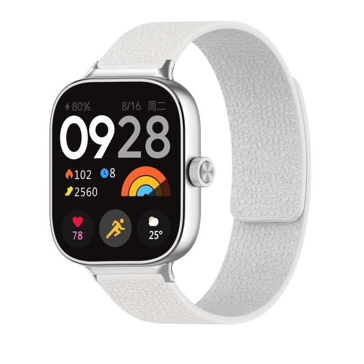 For Xiaomi Smart Band 9 Pro / Redmi Watch 5 Lychee Texture Soft Magnetic Silicone Watch Band(White)
For Xiaomi Smart Band 9 Pro / Redmi Watch 5 Lychee Texture Soft Magnetic Silicone Watch Band(White)