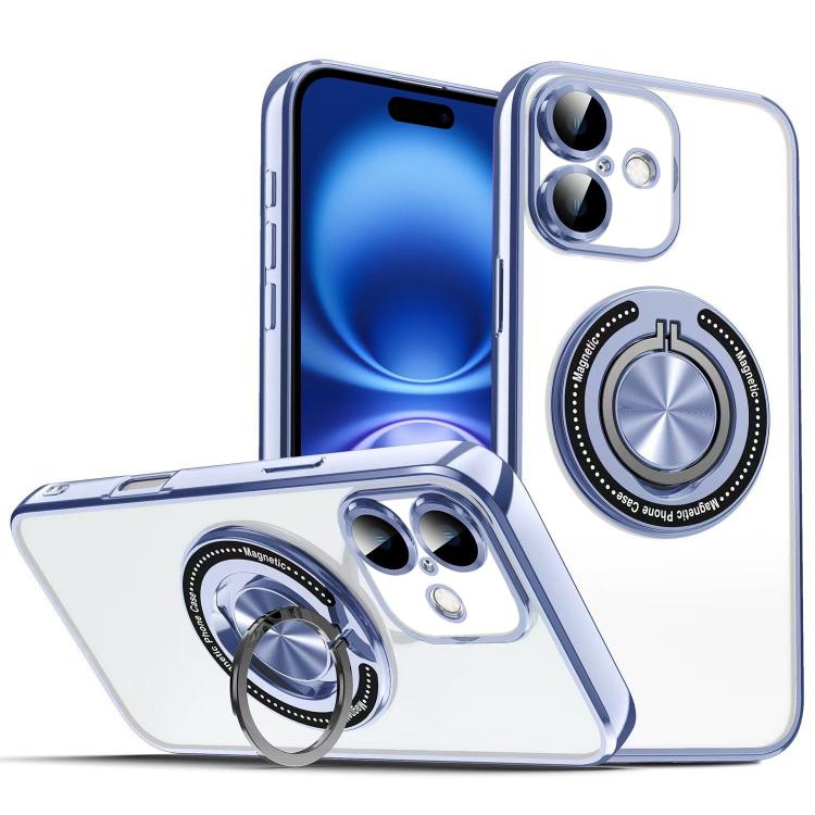 For iPhone 16 Colorful 360 Invisible Ring MagSafe Phone Case(Blue)
For iPhone 16 Colorful 360 Invisible Ring MagSafe Phone Case(Blue)